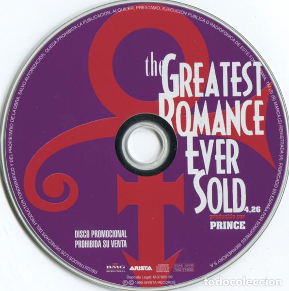 CDs de m&uacute;sica: The Artist (Formerly Known As Prince) &ndash; The Greatest Romance Ever Sold (CD, Arista 74321715002)