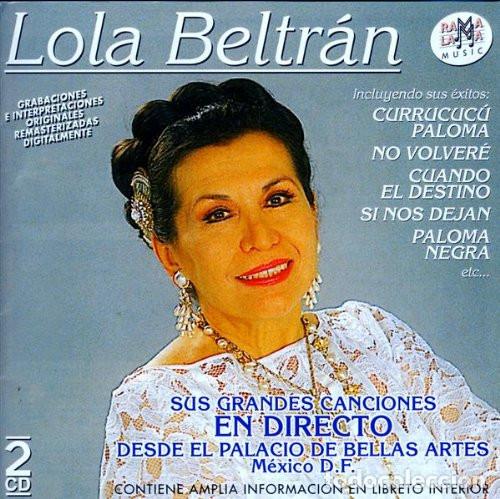 CDs de m&uacute;sica: Lola Beltr&aacute;n &ndash; En Directo Desde el Palacio de Bellas Artes de Mexico D.F. (CD, Rama Lama Music...