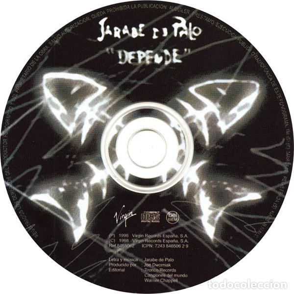 CDs de m&uacute;sica: Jarabe De Palo &ndash; Depende (CD, Virgin 8465062) - Foto 3