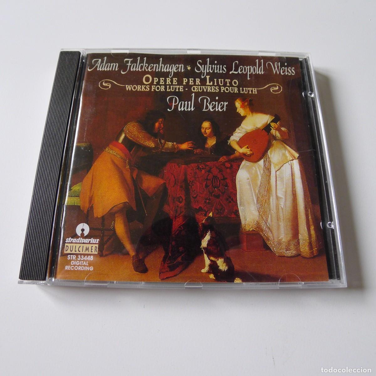CDs de m&uacute;sica: Adam Falckenhagen, Sylvius Leopold Weiss, Paul Beier &ndash; Opere Per Liuto CD