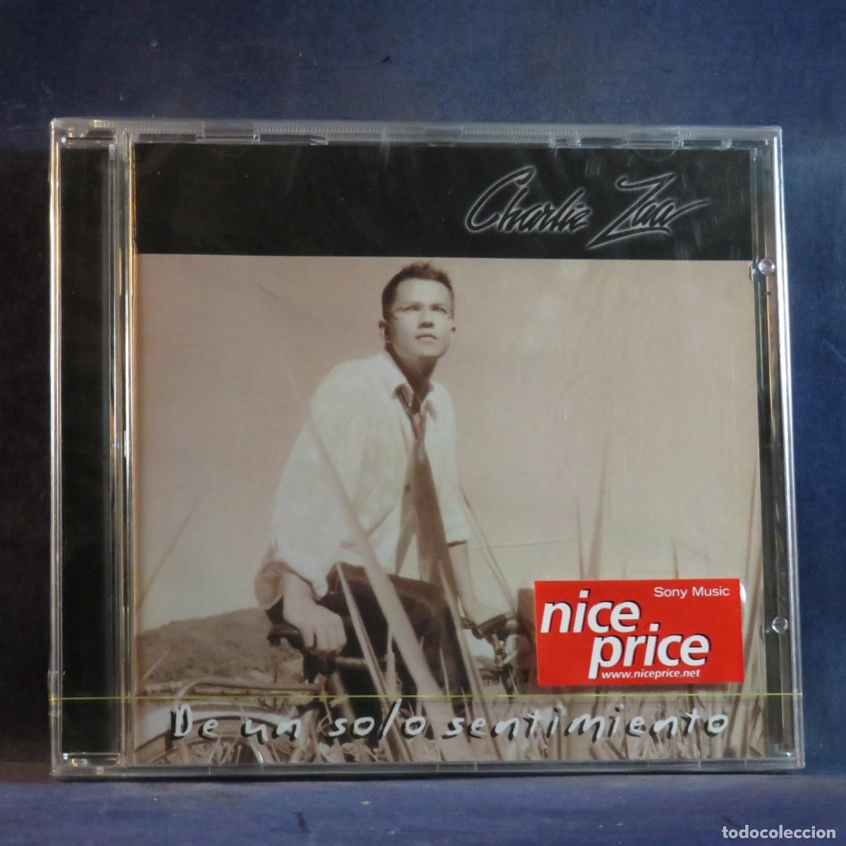 CDs de m&uacute;sica: CHARLIE ZAA &ndash; DE UN SOLO SENTIMIENTO - CD