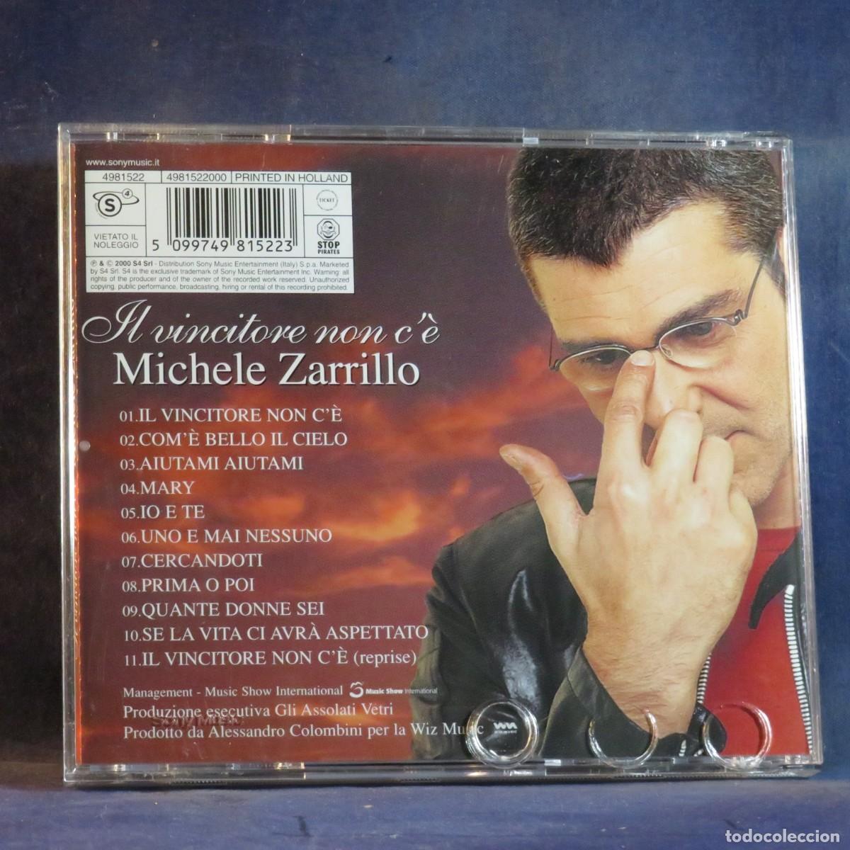 CDs de m&uacute;sica: MICHELE ZARRILLO &ndash; IL VINCITORE NON C&Egrave; - CD - Foto 2