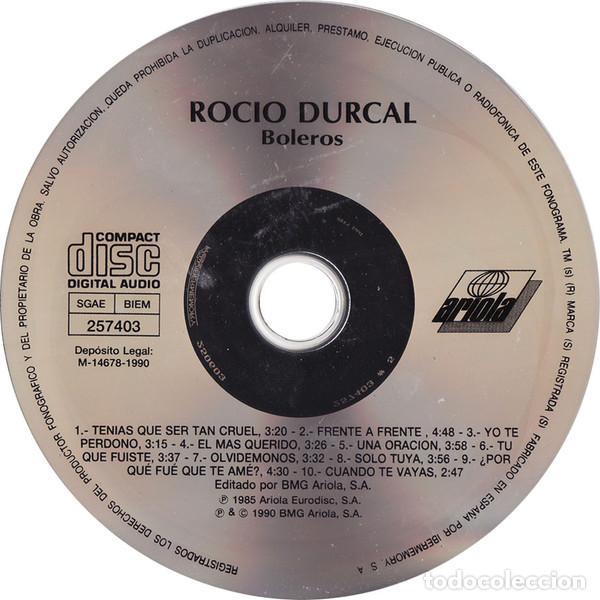 CDs de m&uacute;sica: Rocio Durcal &ndash; Boleros (CD, Ariola 257403) - Foto 3