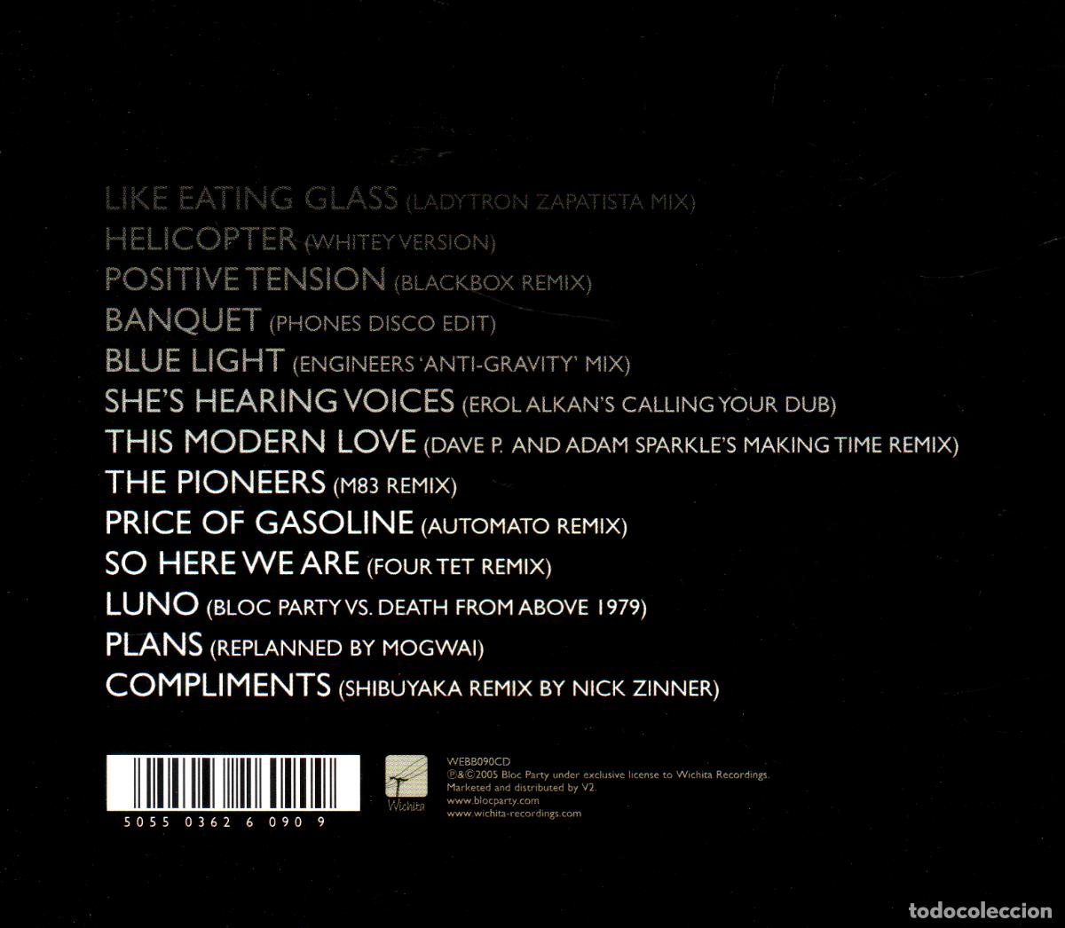 CDs de m&uacute;sica: BLOC PARTY. SILENT ALARM REMIXED. CD. - Foto 2