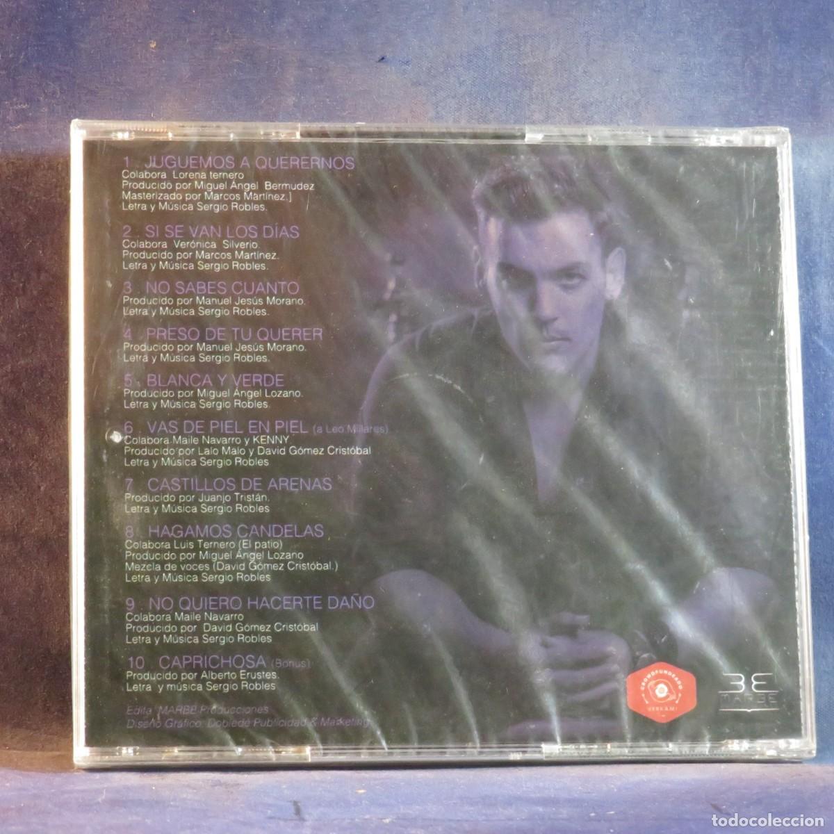 CDs de m&uacute;sica: SERGIO ROBLES - NO SABES CUANTO - CD - Foto 2