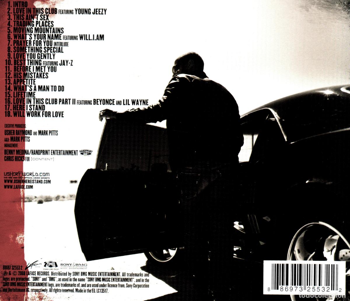 CDs de m&uacute;sica: USHER. HERE I STAND. HIP HOP. CD. - Foto 2