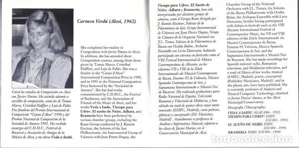 CDs de m&uacute;sica: Archaeus Ensemble &ndash; Concierto En Bucarest (CD, EMEC Discos E-008) - Foto 8