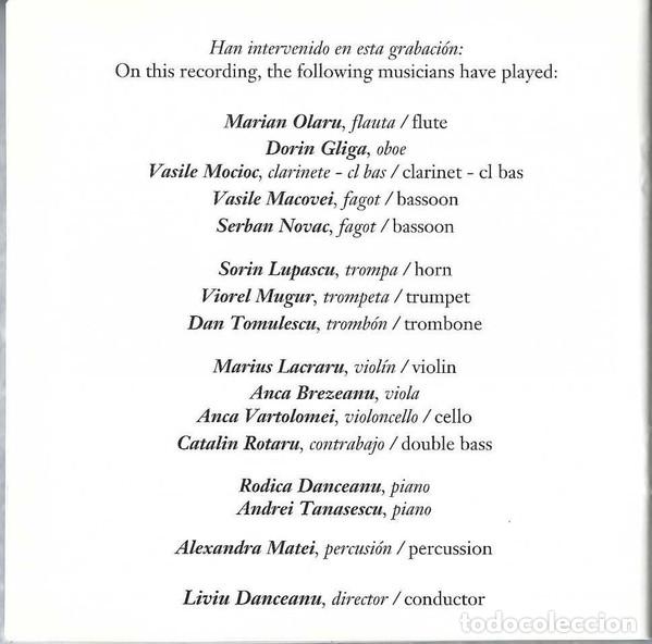 CDs de m&uacute;sica: Archaeus Ensemble &ndash; Concierto En Bucarest (CD, EMEC Discos E-008) - Foto 19