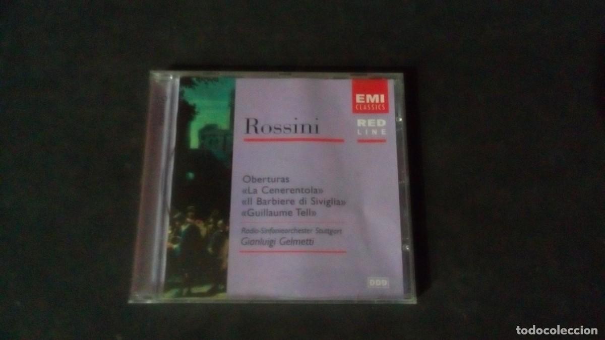 CDs de m&uacute;sica: CD-ROSSINI-OBERTURAS-LA CENERENTOLA-IL BARBIERE DI SIVIGLIA-GUILLAUME TELL-EMI