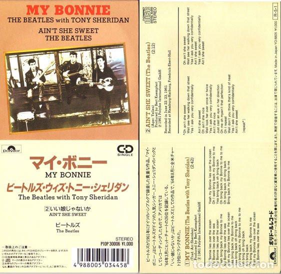 CDs de m&uacute;sica: The Beatles With Tony Sheridan &ndash; My Bonnie / Aint She Sweet (CD, Polydor P10P 30006)