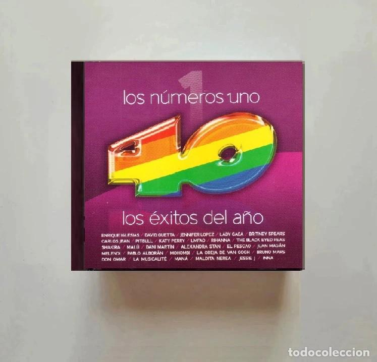 CDs de m&uacute;sica: [DOBLE CD]. LOS 40 PRINCIPALES. LOS NUMERO UNO. A&Ntilde;O 2011. LADY GAGA. PITBULL. DAVID GUETTA.