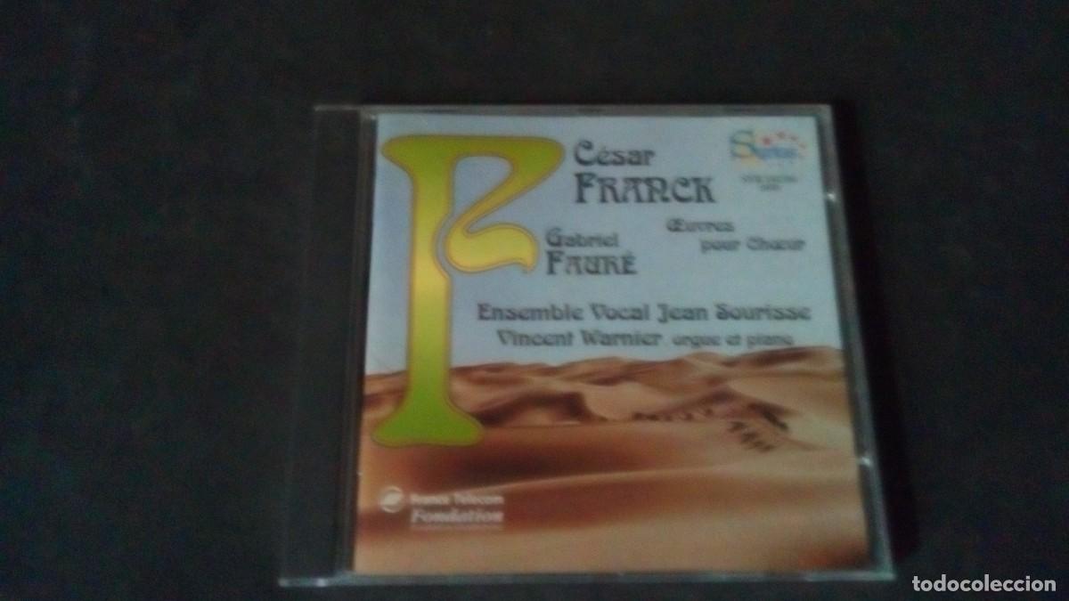 CDs de m&uacute;sica: CD-C&Eacute;SAR FRANCK-GABRIEL FAUR&Eacute;-OEUVRES POUR CHOEUR-ENSEMBLE VOCAL JEAN SOURISSE