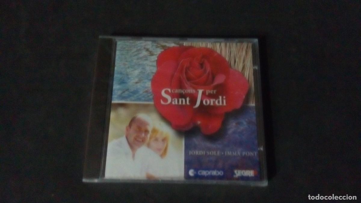 CDs de m&uacute;sica: CAN&Ccedil;ONS PER SANT JORDI. JORDI SOL&Eacute;. IMMA PONT. PARAULES D'AMOR. NO TROBAR&Agrave;S LA MAR-PRECINTADO