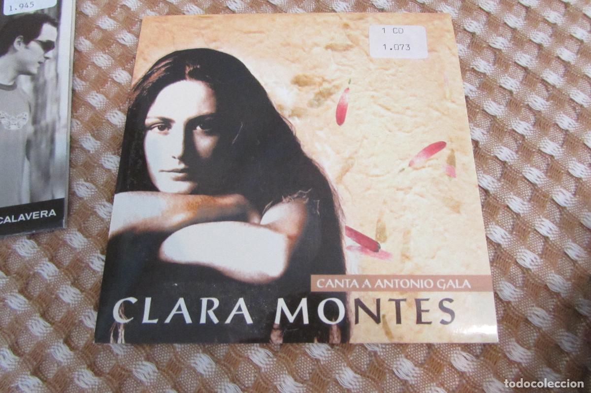 CDs de m&uacute;sica: Clara Montes &ndash; Canto A Antonio Gala AGUA ME DABAN A MI CD SINGLE