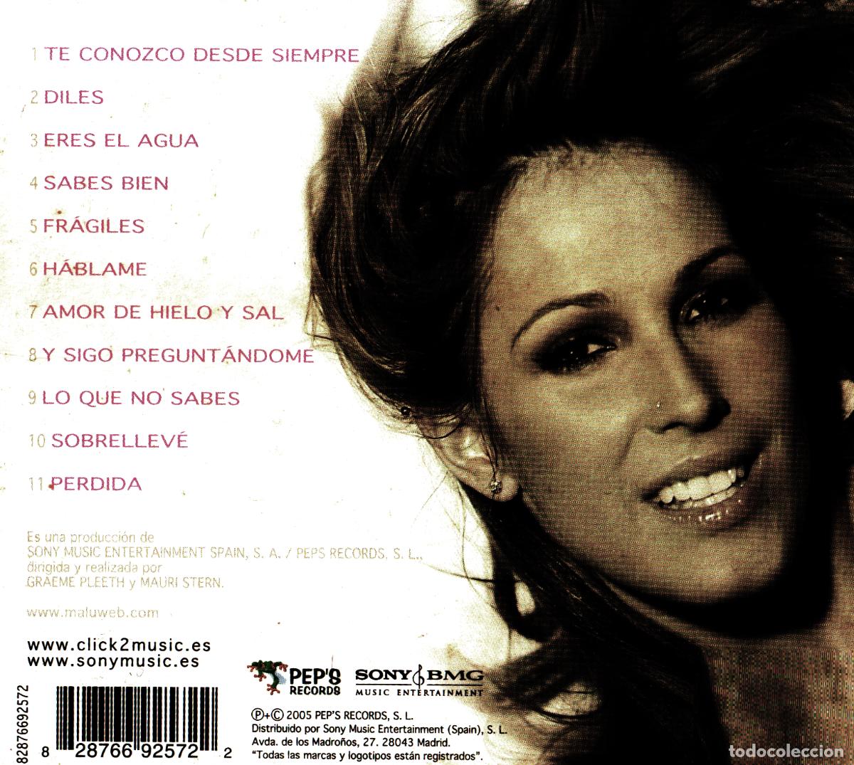 CDs de m&uacute;sica: MALU. MALU. CD. DIGIPACK. - Foto 3