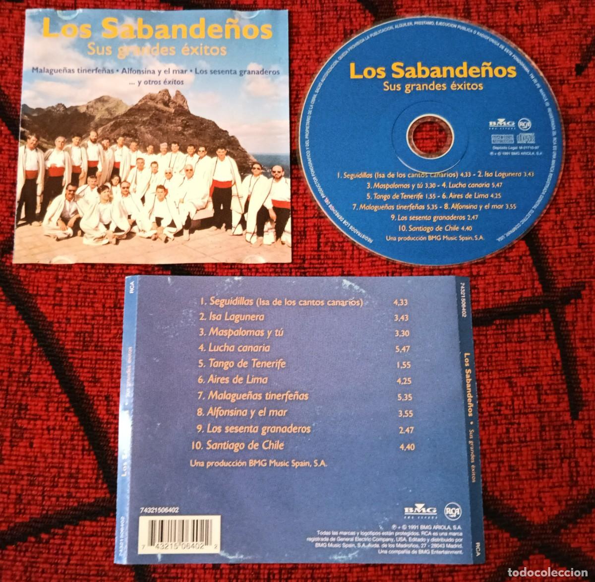 CDs de m&uacute;sica: LOS SABANDE&Ntilde;OS ** Sus Grandes &Eacute;xitos ** CD 1997 - Foto 1