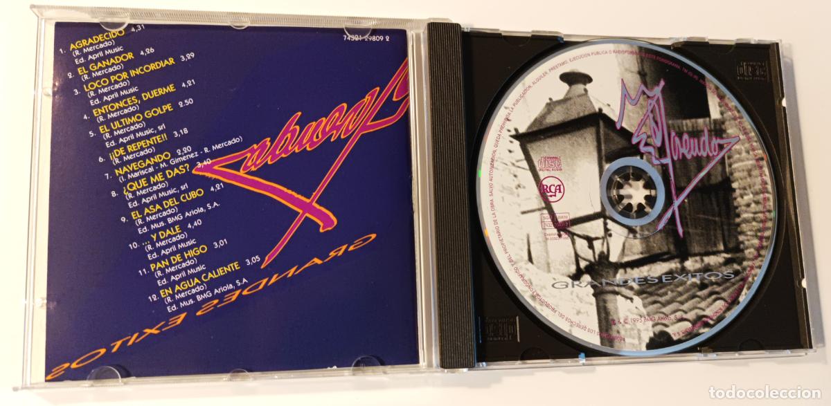 CDs de m&uacute;sica: CD ROSENDO - GRANDES EXITOS RCA - 1995 - Foto 3