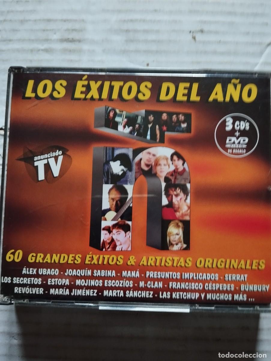 Music CDs: 5 CD&acute;S+DVD &Eacute;XITOS A&Ntilde;O 2002 SABINA-SERRAT-MAN&Aacute;-UBAGO-AMARAL ESTRELLA MAR-INMA SERRANO CANTOS SIRENA
