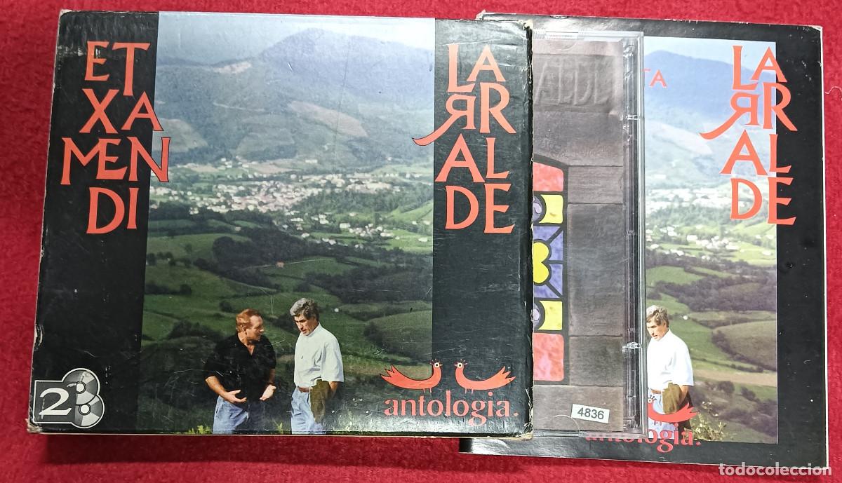 CDs de m&uacute;sica: 2 CD ETXAMENDI ETA LARRALDE - Antologia - Elkarlanean - 8 437000 412823 (VG+/NM)