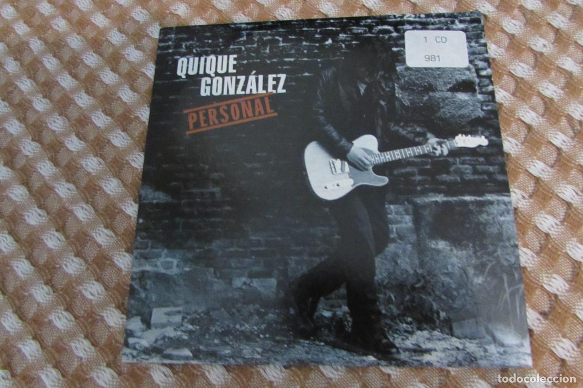 CDs de m&uacute;sica: QUIQUE GONZALEZ PERSONAL CD SINGLE - Foto 1