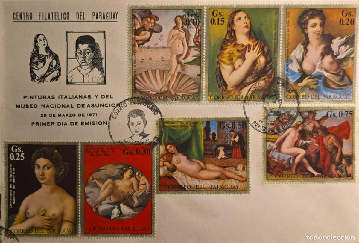 CDs de m&uacute;sica: TS) 1971 PARAGUAY, FDC,ITALIAN PAINTING AND PICTURES FROM THE ASUNCION MUSEUM,XF.