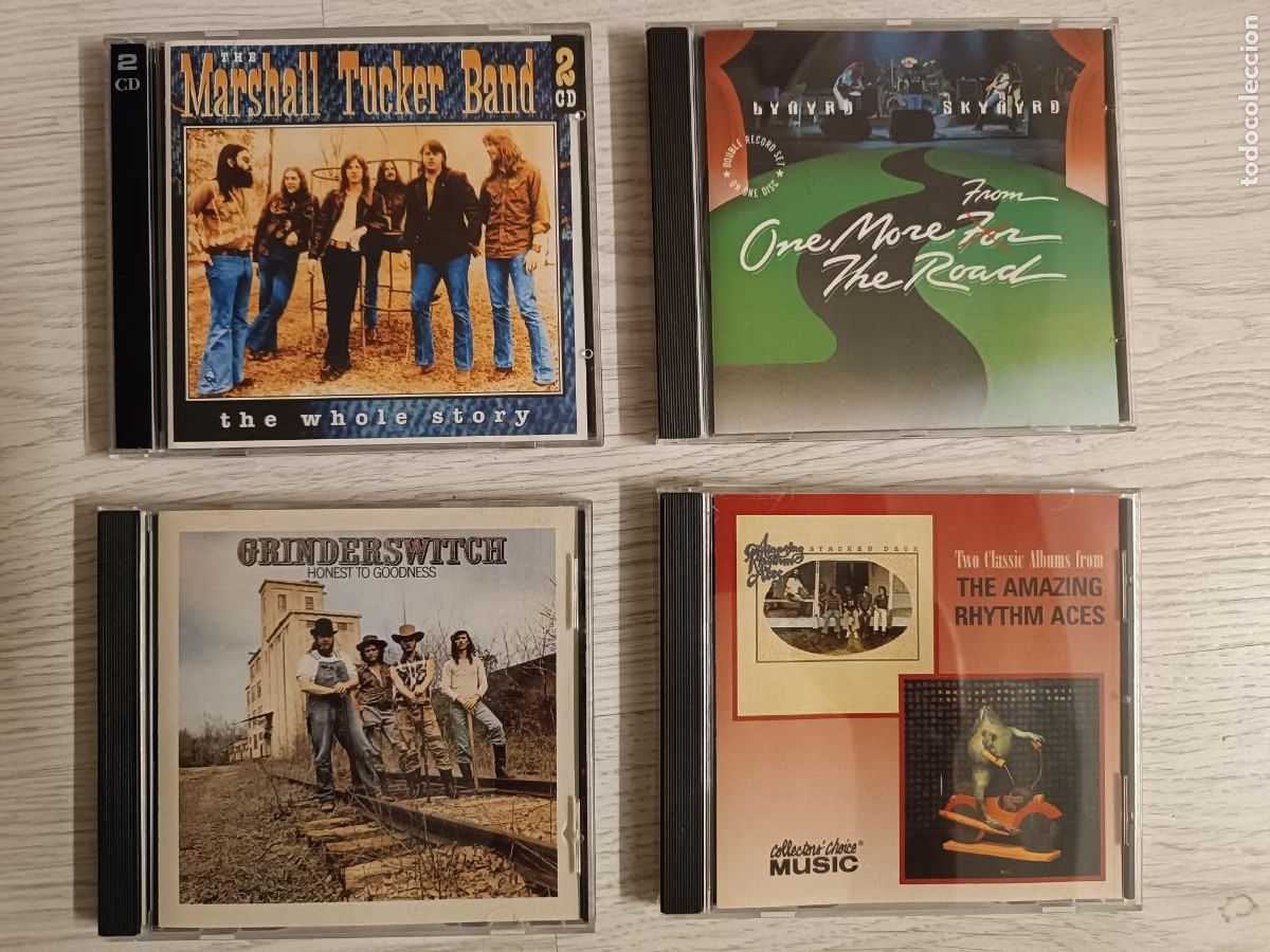 CDs de m&uacute;sica: LOTE MARSHALL TUCKER BAND, LYNYRD SKYNYRD, AMAZING RHYTHM ACES, GRINDERSWITCH