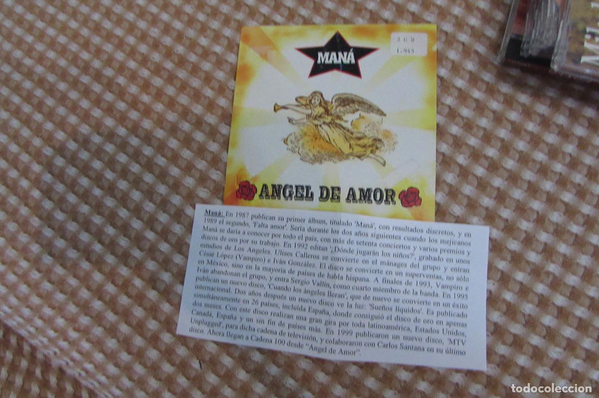 CDs de m&uacute;sica: MANA-ANGEL DE AMOR CD SINGLE CADENA 100