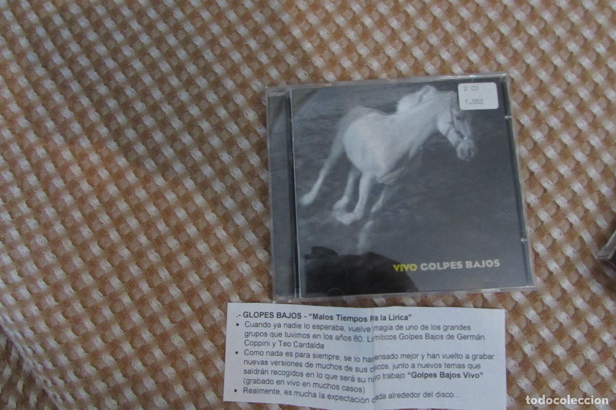 CDs de m&uacute;sica: GOLPES BAJOS - VIVO - CD CADENA 100