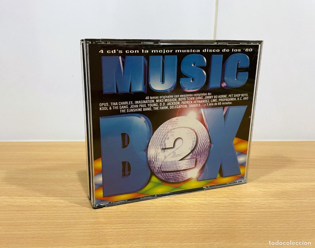 CDs de m&uacute;sica: PACK 4 CD&acute;S CON LA MEJOR M&Uacute;SICA DISCO DE LOS A&Ntilde;OS 80 - MUSIC BOX 2. VALE MUSIC, 1998