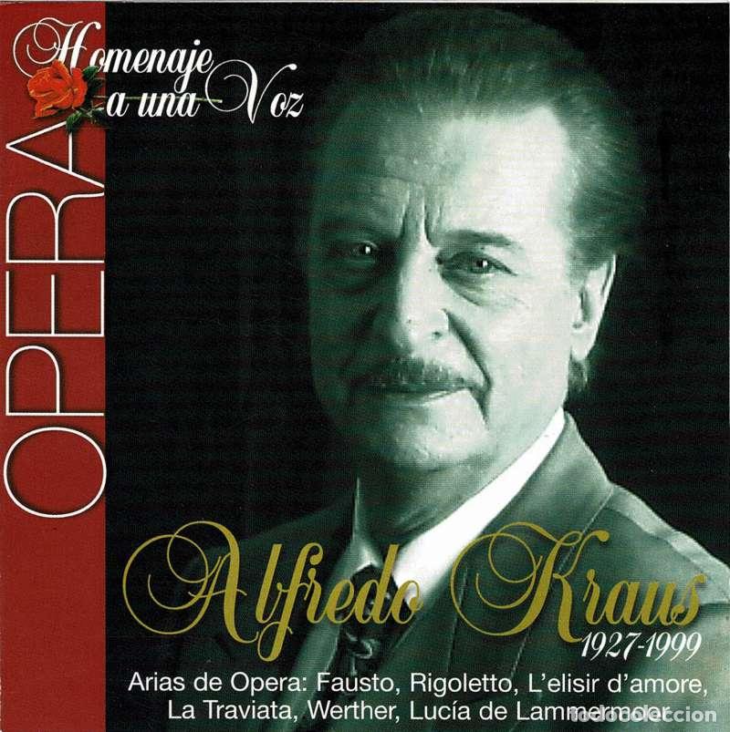 CDs de m&uacute;sica: Alfredo Kraus - Homenaje a una Voz 1927-1999. Opera. CD