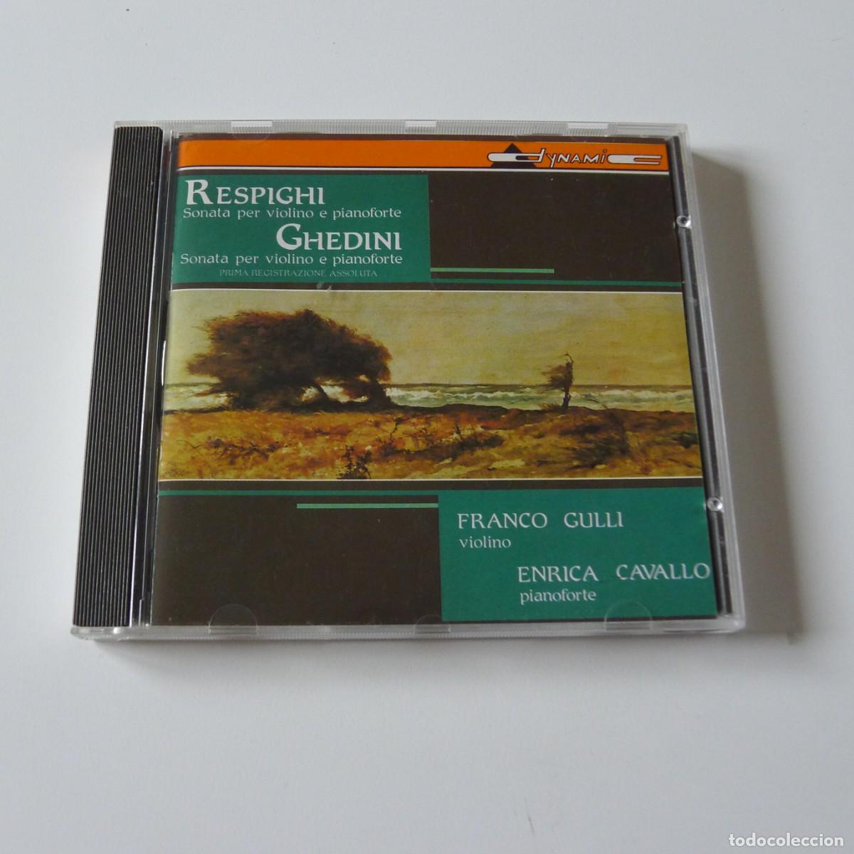 CDs de m&uacute;sica: Respighi , Ghedini - Franco Gulli, Enrica Cavallo &ndash; Sonate Per Violino E Pianoforte CD