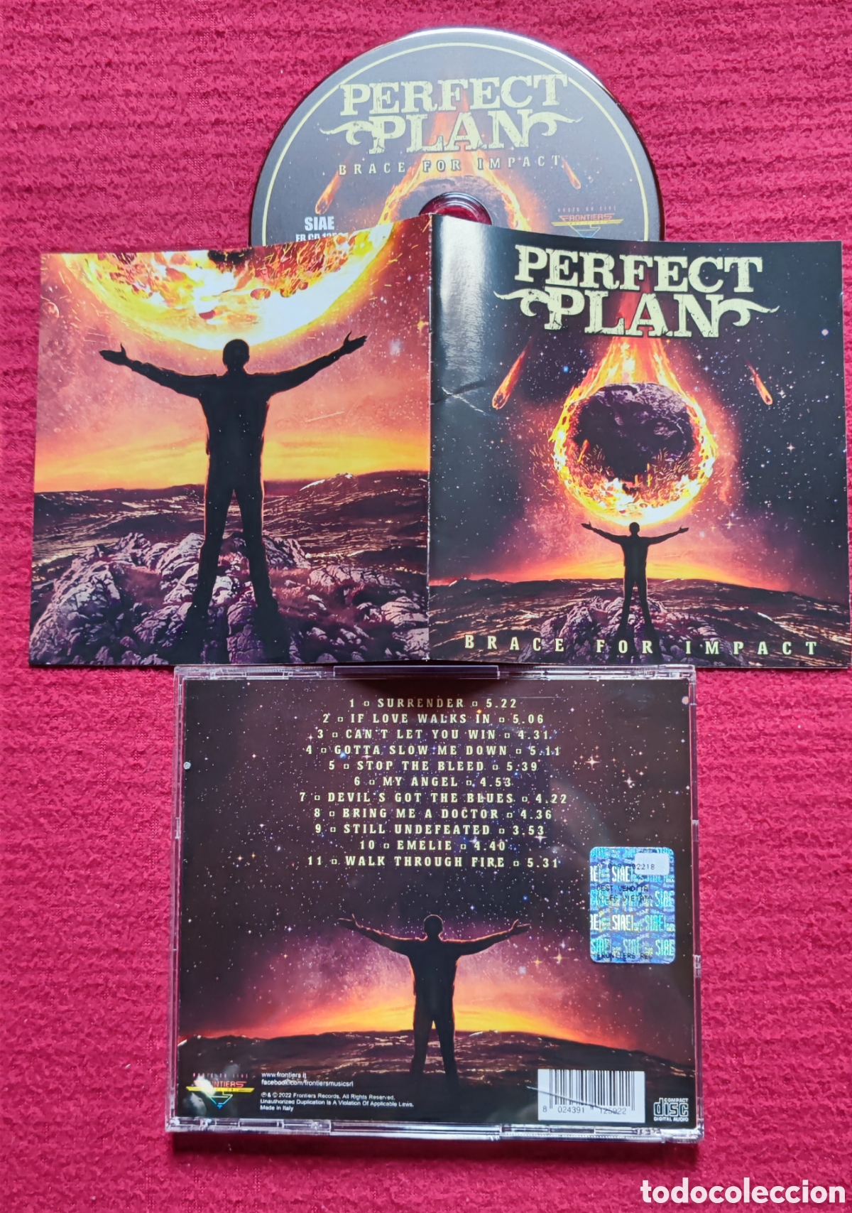 CDs de m&uacute;sica: PERFECT PLAN: Brace For Impact. Cd Hard Aor, 2022 Frontiers Records.