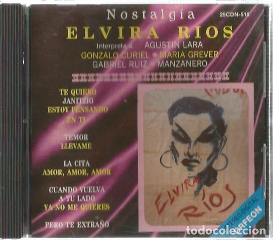 CDs de m&uacute;sica: Elvira Rios &ndash; Nostalgia (CD, Orfeon 25CDN-518)