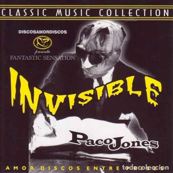 CD de M&uacute;sica: Paco Jones &ndash; Invisible (CD, Discosamordiscos DAM00800CD)