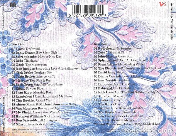 CDs de m&uacute;sica: Various &ndash; Acoustic 2 (CD, Echo ECV22) - Foto 2
