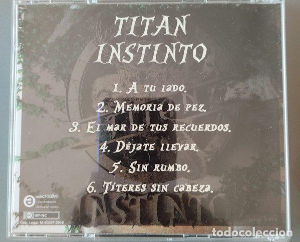 CDs de m&uacute;sica: Tit&aacute;n(53) &ndash; Instinto (CD, Safe Creative 1611149821303) - Foto 2