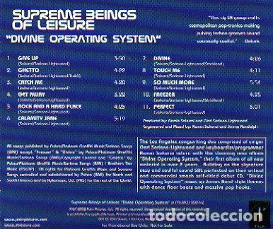 CD di Musica: Supreme Beings Of Leisure &ndash; Divine Operating System (CD, Palm Pictures P2A 2087)