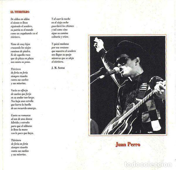 CDs de m&uacute;sica: Various &ndash; Serrat... Eres &Uacute;nico! (CD, RCA 74321 31323 2) - Foto 5