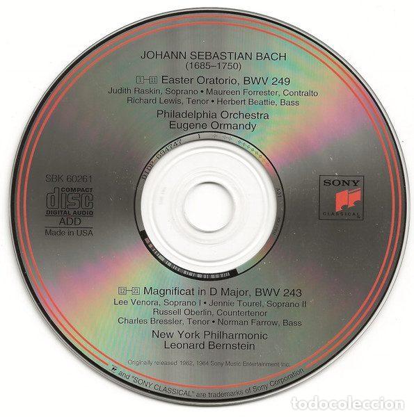 CDs de m&uacute;sica: Bach, Philadelphia Orchestra, Eugene Ormandy, New York Philharmonic, Leonard Bernstein &ndash; Easter... - Foto 3