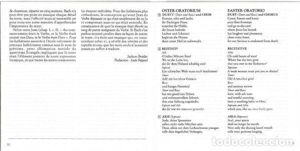 CDs de m&uacute;sica: Bach, Philadelphia Orchestra, Eugene Ormandy, New York Philharmonic, Leonard Bernstein &ndash; Easter... - Foto 9