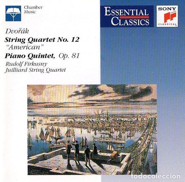 Music CDs: Dvoř&aacute;k, Rudolf Firkusny, Juilliard Quartet &ndash; String Quartet No. 12 &rdquo;American&rdquo;, Piano Quintet Op....