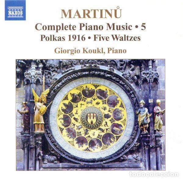 CD de M&uacute;sica: Martinů, Giorgio Koukl &ndash; Complete Piano Music &bull; 5 (CD, Naxos 8.572175)