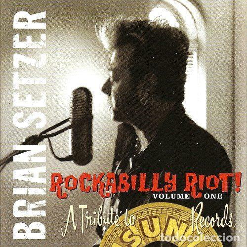 Music CDs: Brian Setzer &ndash; Rockabilly Riot! Volume One - A Tribute To Sun Records (CD, Surfdog Records 44068-2)