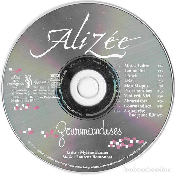 CDs de m&uacute;sica: Aliz&eacute;e &ndash; Gourmandises (CD, Polydor 549 830 - 2) - Foto 3
