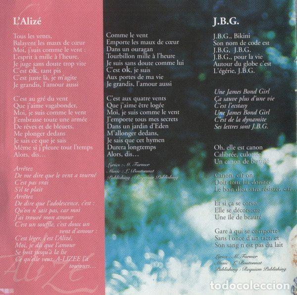 CDs de m&uacute;sica: Aliz&eacute;e &ndash; Gourmandises (CD, Polydor 549 830 - 2) - Foto 7