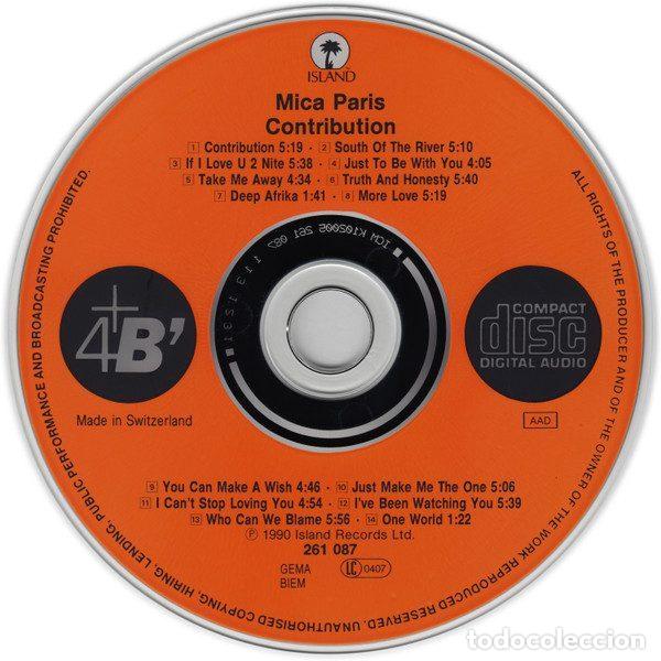 CDs de m&uacute;sica: Mica Paris &ndash; Contribution (CD, 4th & Broadway 261087) - Foto 3