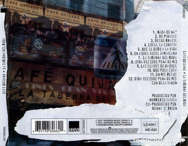 CDs de m&uacute;sica: Caf&eacute; Quijano &ndash; La Taberna Del Buda (CD, WEA 8573880662) - Foto 2