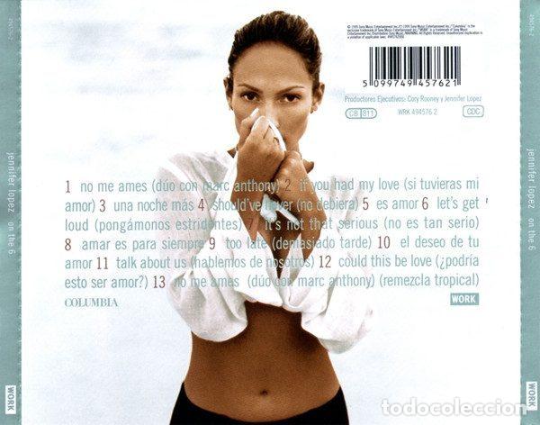CDs de m&uacute;sica: Jennifer Lopez &ndash; On The 6 (CD, Work 494576-2) - Foto 2