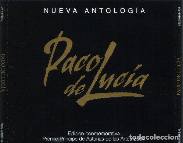 CDs de m&uacute;sica: Paco De Luc&iacute;a &ndash; Nueva Antolog&iacute;a (CD, Universal 0602498684405)