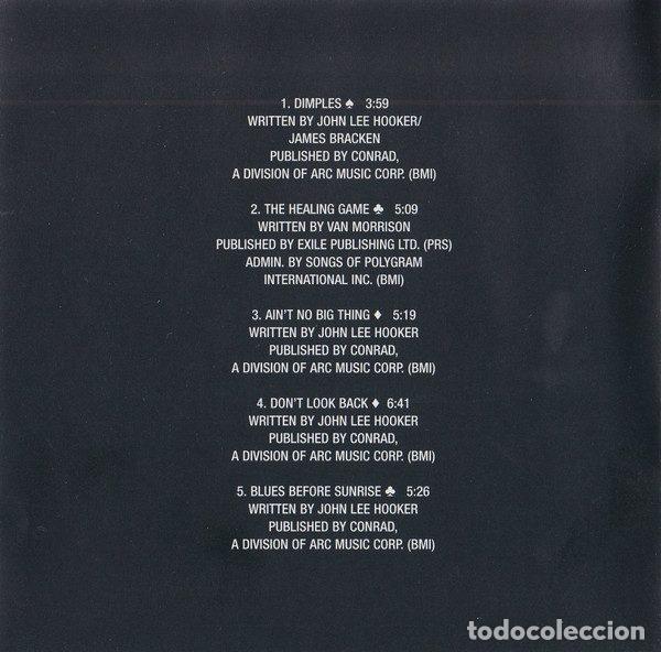 CDs de m&uacute;sica: John Lee Hooker &ndash; Dont Look Back (CD, Pointblank VPBCD 39) - Foto 5